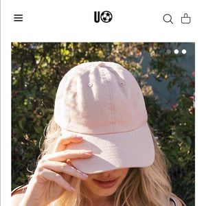 Urban Outfitters blush colored cap